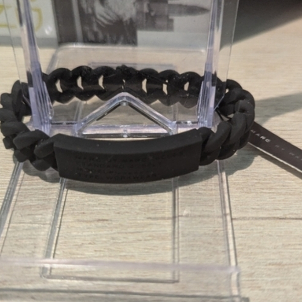 Marc by Marc Jacobs Braided Silicone Link Bracelet NWT
